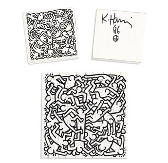 KEITH HARING (1958-1990) Jigsaw Puzzle.